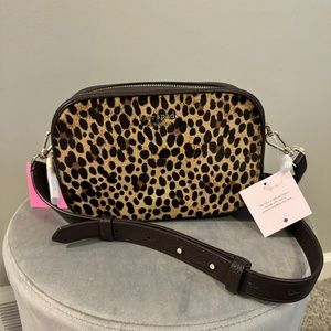 Kate Spade Astrid Leopard Medium Crossbody